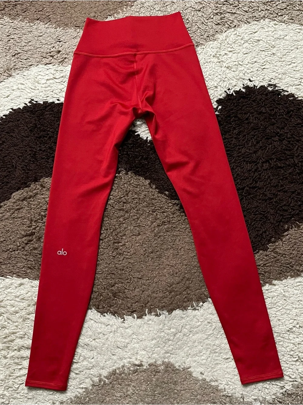 Alo High-Waist Airlift Legging Sz S In Bright Red